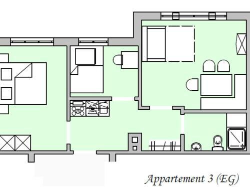 Apartamento Ferienwohnung Villa Im Park