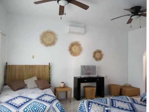 Hostal Villa Ricarda En Costa Esmeralda A Pie De Playa