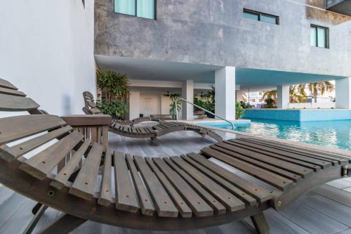 Apartamento �nuevo! Depto. C�ntrico Con Alberca Y Jacuzzi
