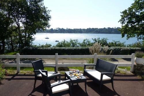 Villa Golfe Du Morbihan - Maison Vue Exceptionnelle Sur Ile Aux Moines
