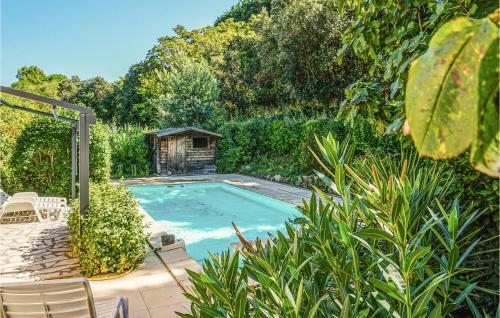 Awesome Home In Berlou With 2 Bedrooms