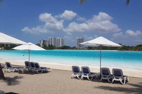 Apartamento C�modo Apto De Playa Con Muchas Amenidades