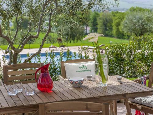 Inviting Holiday Home In San Costanzo With Swimming Pool