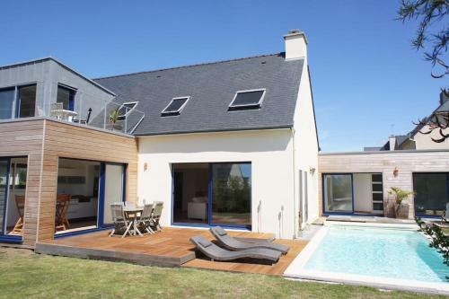 Villa Maison Proche Mer Avec Sauna, Solarium, Piscine