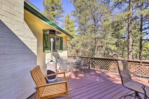 Cozy Pine Cabin With Fire Pit, Deck And Grill!