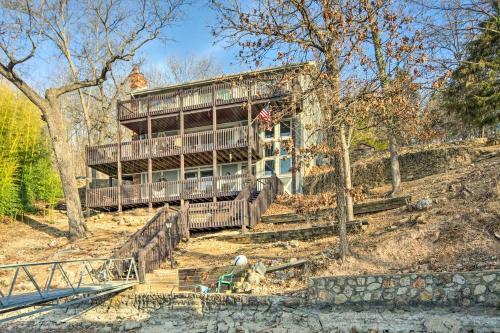 Lakeside Retreat With Decks, Boat Dock, And Grill