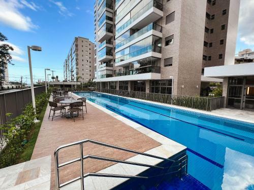 Apto Moderno A 60m Do Mar Em Bertioga Com Piscina Aquecida