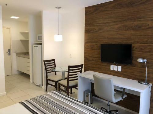 Apartamento Flat Fusion �rea De Lazer Completo E Mini Cozinha