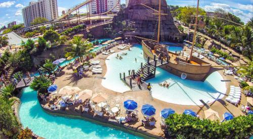 Apartamento Villas Diroma Com Um Dia De Acesso Acqua Park, Splash E Slide