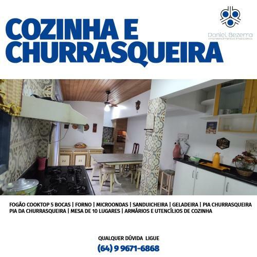 Casa Com Piscina, Churrasqueira, 3 Su�tes Com Ar Condicionado