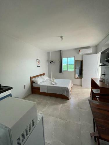Apartamento Flat Lua Com Linda Vista E Estacionamento