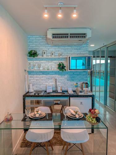 Apartamento Estiloso Com Vista Mar No Ritz Su�tes.