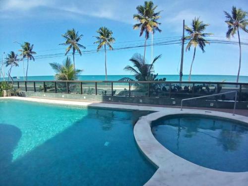 Apartamento Otimo Flat Com Vista Panoramica Da Praia Em Maceio