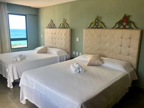 Apartamento Flat Natal Com Vista Para O Mar E Cozinha Completa