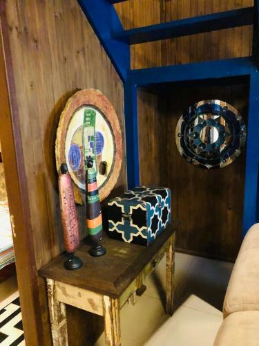 Cabana Escada Azul