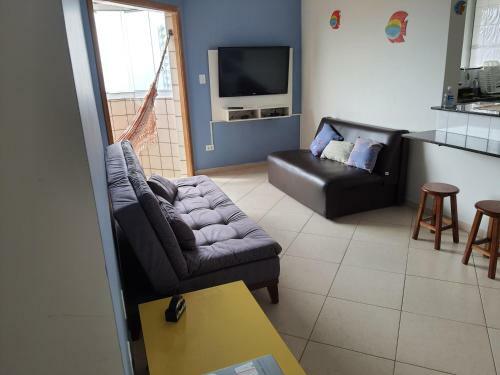 Lindo Apartamento Guilhermina Vista Para O Mar E Internet