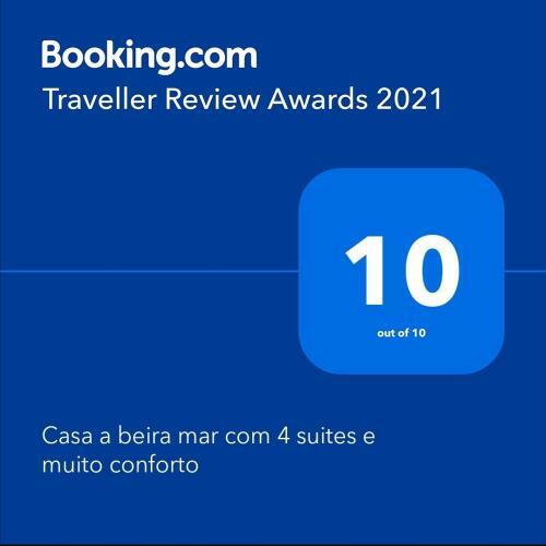 Casa A Beira Mar Com 4 Suites E Muito Conforto