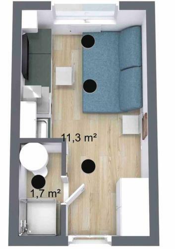 Cozy Paupio Studio Apartment For 2 People