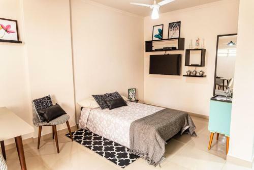 Apart Com Otima Localizacao E Wi-fi Em Santos-sp
