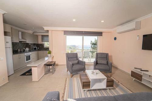 Apartamento Amazing Duplex With Fascinating View And Shared Pool In Gocek
