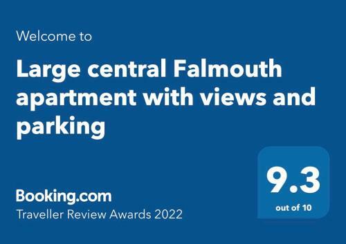 Large Central Falmouth Apartment With Views And Parking