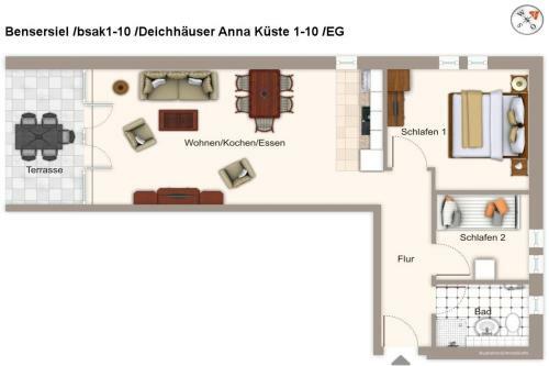 Apartamento Deichh�user Anna K�ste Deichh�user Anna K�ste 1-10