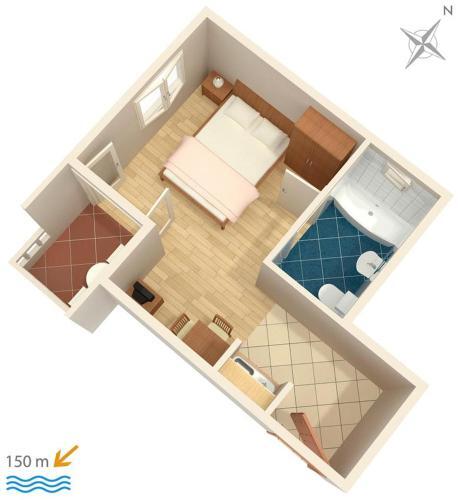 Apartments By The Sea Duce, Omis - 5973
