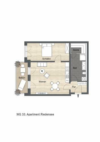 Apartamento Strandresidenz D�nenperle, App 33 - Riedensee
