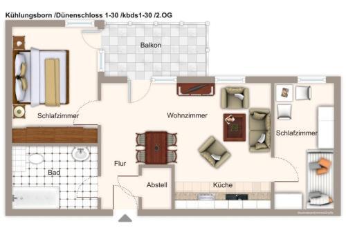 Apartamento D�nenschloss D�nenschloss 1-30