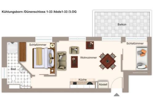Apartamento D�nenschloss D�nenschloss 1-33