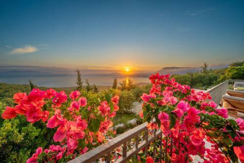 Luxury Villa Above Emblisi Beach , With Heated Pool !