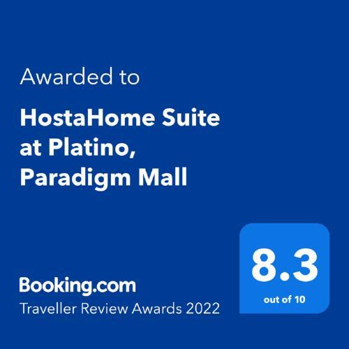 Apartamento Hostahome Suite At Platino, Paradigm Mall