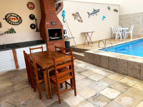 Casa Na Praia Com Wifi, Piscina E Churrasqueira