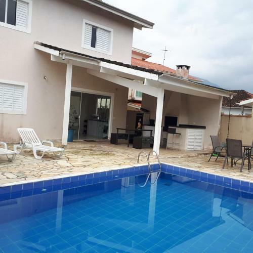 Praia Massaguacu, Sp Casa Com Piscina E Churrasq
