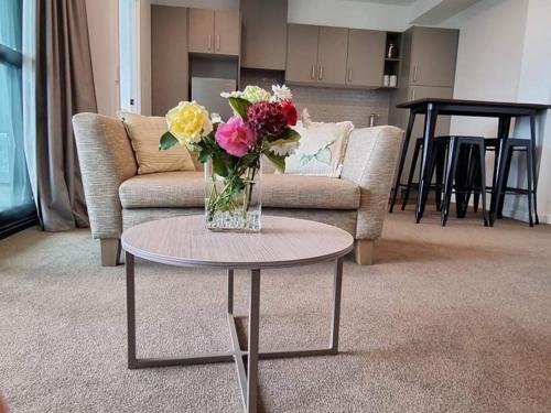 Modern, Central City, Penthouse Floor Apartment.