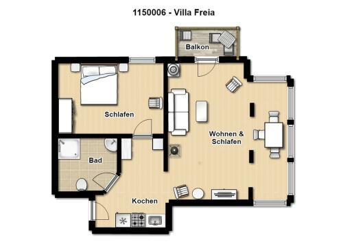 Apartamento Villa Freia App. Strandlilie