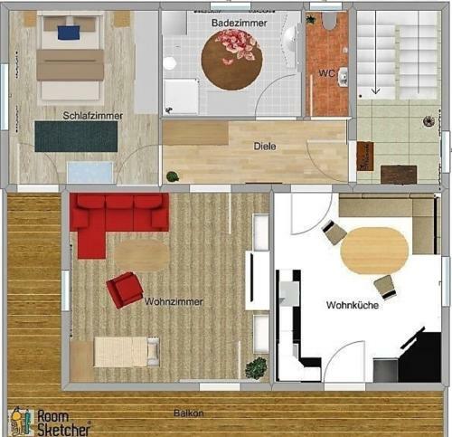 Apartamento Komfortferienwohnung "morgenrot"