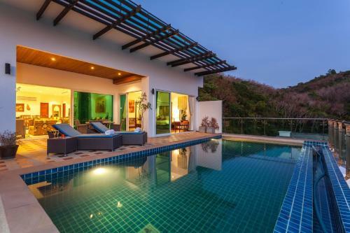 Apartamento Seaview Penthouse With Pool At Kamala