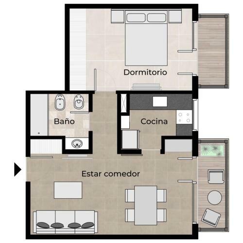 Apartamento Deptoboutique En Playa Grande