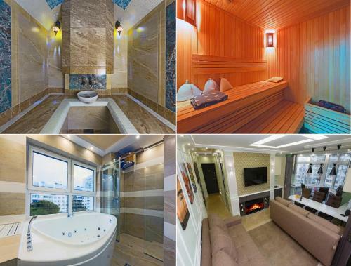 Apartamento Hammam , Big Jacuzzi ,sauna , 2 Bedroom , Khrechatik