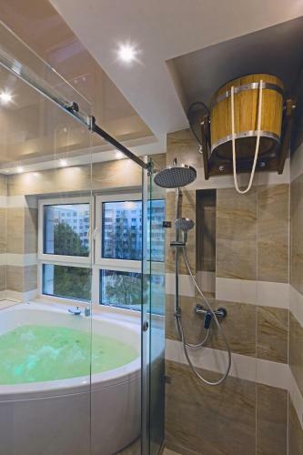 Apartamento Hammam , Big Jacuzzi ,sauna , 2 Bedroom , Khrechatik