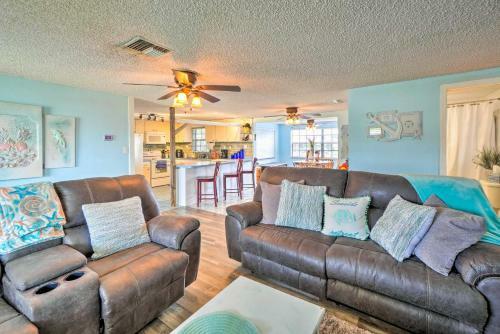 Colorful Hudson Home On Canal With Boat Dock!