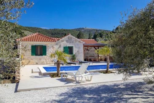 Family Friendly House With A Swimming Pool Postira, Brac - 19563