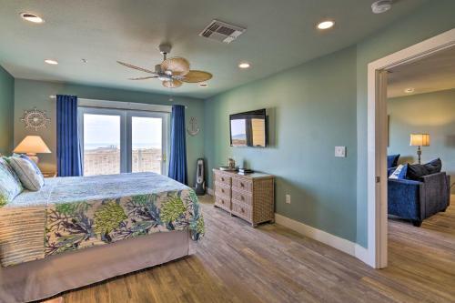 Apartamento Beachfront Port Aransas Condo With Ocean Views!