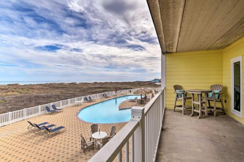 Apartamento Beachfront Port Aransas Condo With Ocean Views!