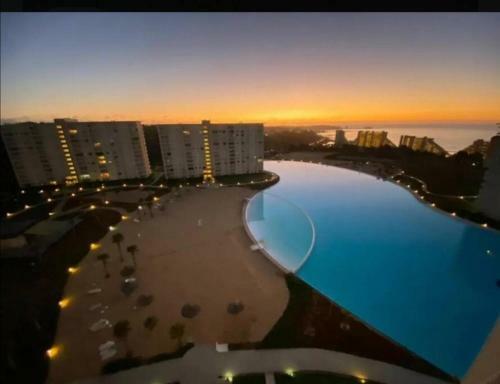 Apartamento Bello Recinto Con Laguna & Playa Aritifical