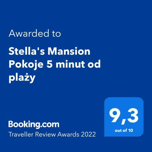 Stella's Mansion Pokoje 5 Minut Od Pla?y