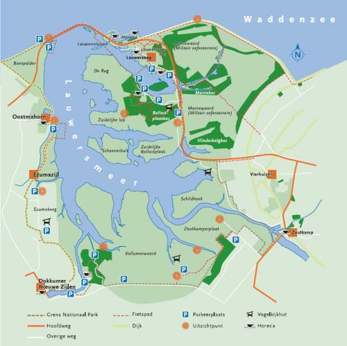 De Lauwersmeer Vogel Freistehend Mit Eingez�untem Garten