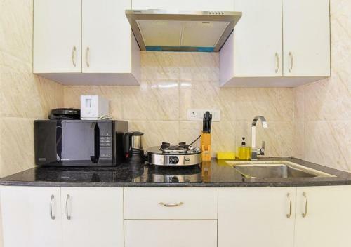 Apartamento Bluo Studio - Defence Colony, Kitchen, Bathtub