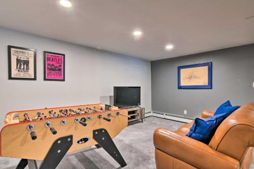 Decked-out Home Pool, Fire Pit And Game Room!